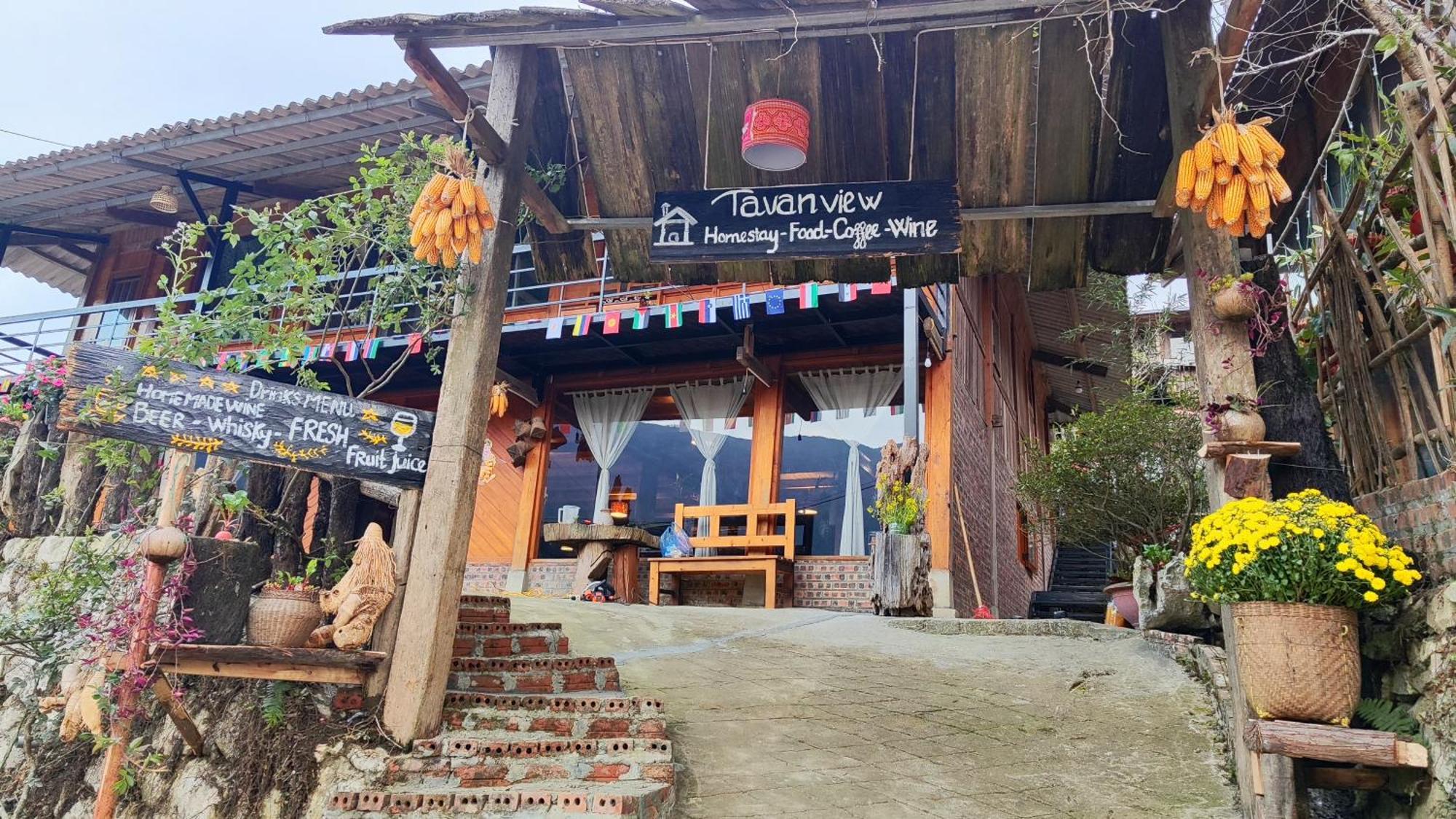 Tavan View Homestay Sa Pa Zewnętrze zdjęcie